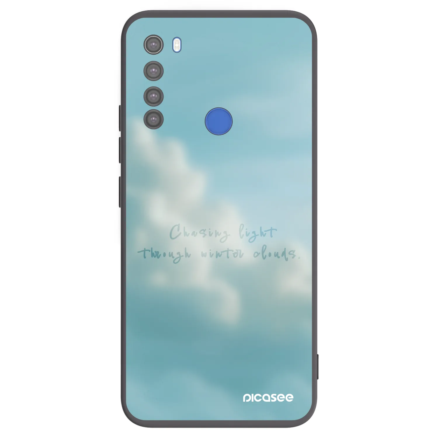 Picasee Μαύρη θήκη σιλικόνης για Xiaomi Redmi Note 8T - CHASiNG LIGHT