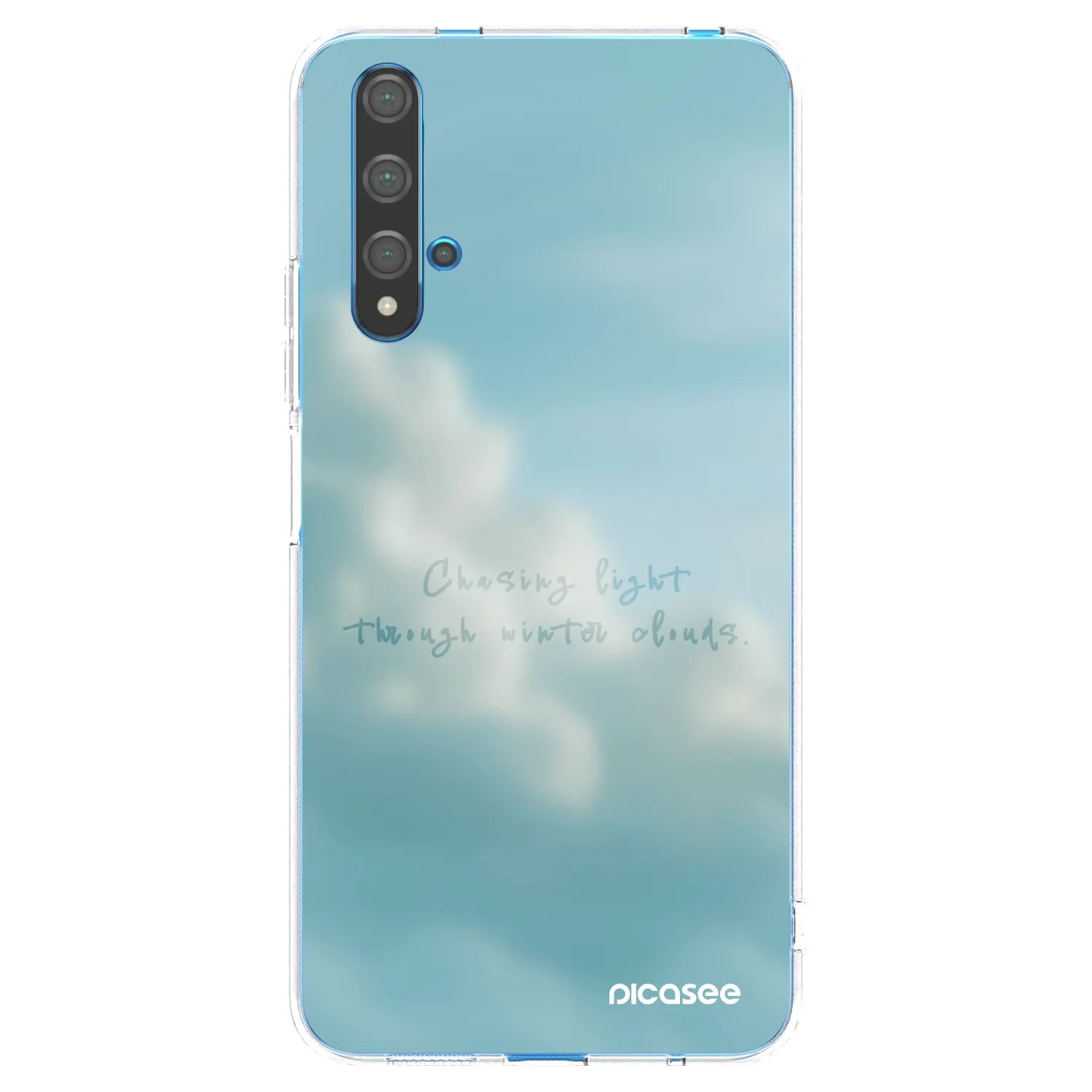 Picasee διαφανής θήκη σιλικόνης Huawei Nova 5T - CHASiNG LIGHT