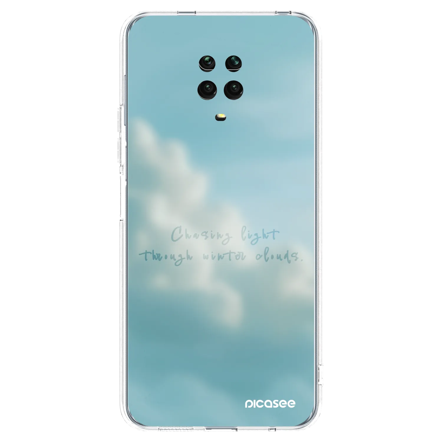 Picasee διαφανής θήκη σιλικόνης Xiaomi Redmi Note 9 Pro - CHASiNG LIGHT