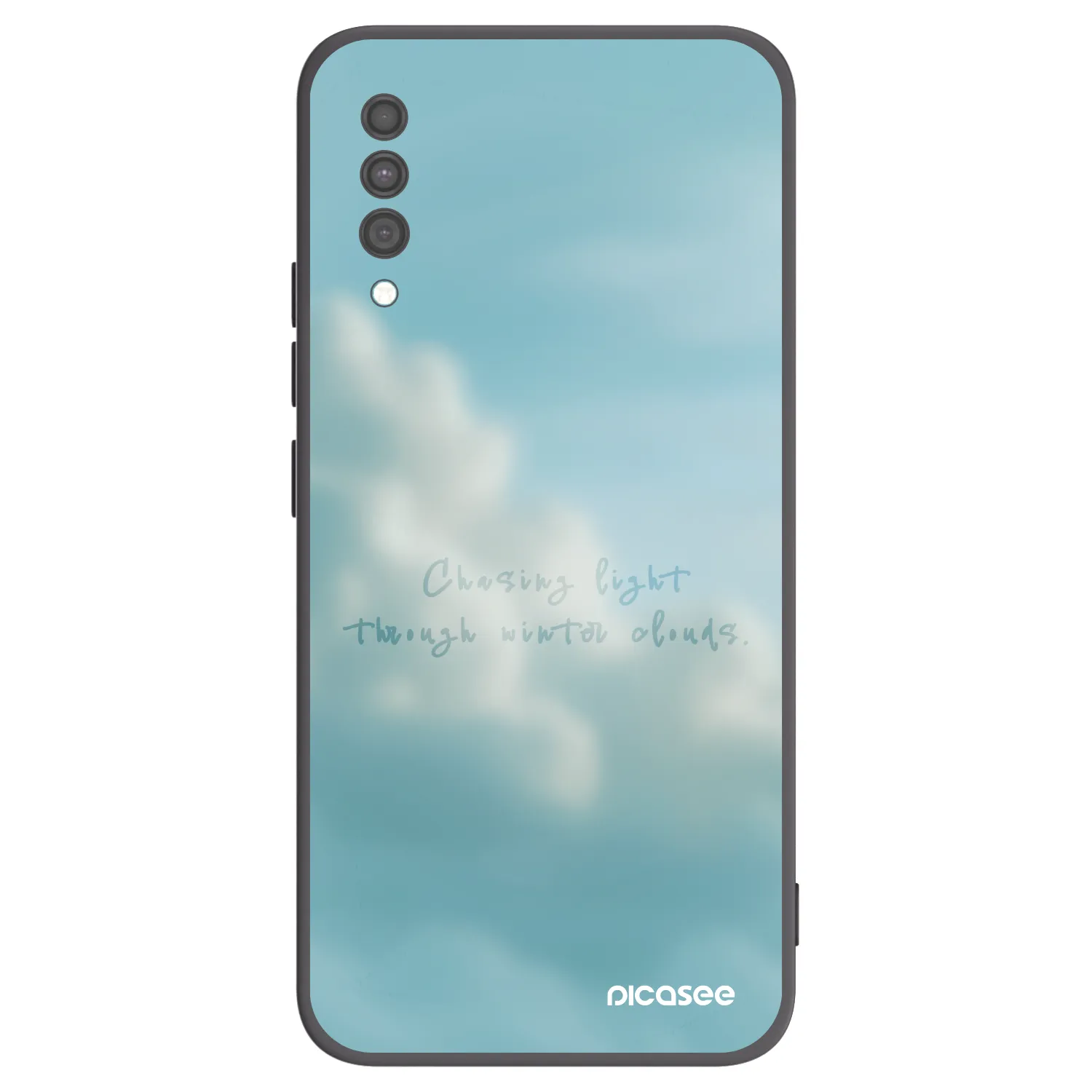 Picasee Μαύρη θήκη σιλικόνης για Samsung Galaxy A30s A307F - CHASiNG LIGHT
