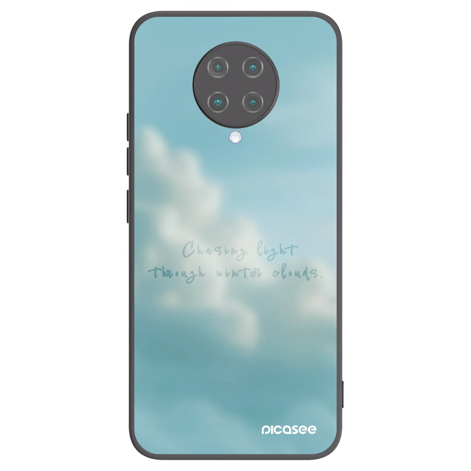 Picasee Μαύρη θήκη σιλικόνης για Xiaomi Poco F2 Pro - CHASiNG LIGHT