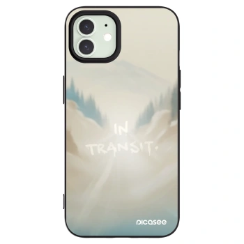 Picasee Μαύρη θήκη σιλικόνης για Apple iPhone 12 - IN TRANSIT