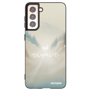 Picasee Μαύρη θήκη σιλικόνης για Samsung Galaxy S21 5G G991B - IN TRANSIT