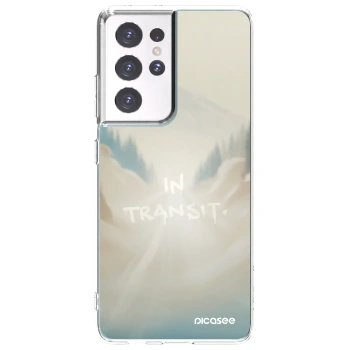 Picasee διαφανής θήκη σιλικόνης Samsung Galaxy S21 Ultra 5G G998B - IN TRANSIT