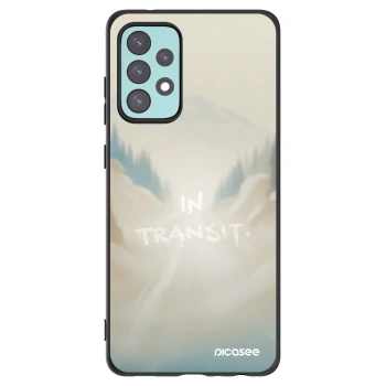 Picasee Μαύρη θήκη σιλικόνης για Samsung Galaxy A72 A725F - IN TRANSIT
