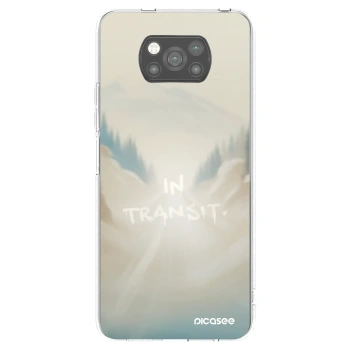 Picasee Μαύρη θήκη σιλικόνης για Xiaomi Poco X3 Pro - IN TRANSIT