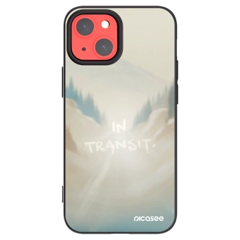 Picasee Μαύρη θήκη σιλικόνης για Apple iPhone 13 mini - IN TRANSIT