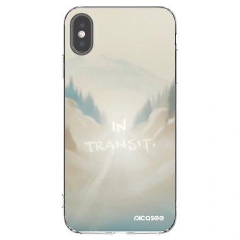 Picasee διαφανής θήκη σιλικόνης Apple iPhone XS Max - IN TRANSIT