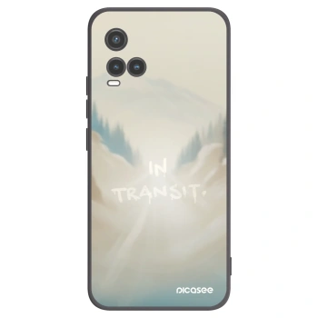 Picasee Μαύρη θήκη σιλικόνης για Vivo Y33s - IN TRANSIT