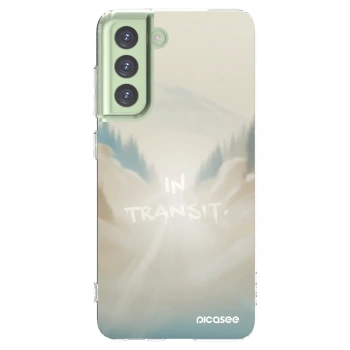 Picasee διαφανής θήκη σιλικόνης Samsung Galaxy S21 FE 5G - IN TRANSIT