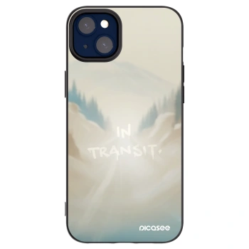 Picasee Μαύρη θήκη σιλικόνης για Apple iPhone 14 Plus - IN TRANSIT