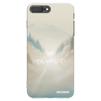 Picasee διαφανής θήκη σιλικόνης Apple iPhone 8 Plus - IN TRANSIT
