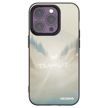 Picasee Μαύρη θήκη σιλικόνης για Apple iPhone 14 Pro - IN TRANSIT