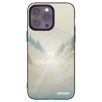 Picasee Μαύρη θήκη σιλικόνης για Apple iPhone 14 Pro Max - IN TRANSIT