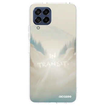 Picasee διαφανής θήκη σιλικόνης Samsung Galaxy M53 5G - IN TRANSIT