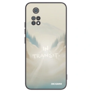 Picasee Μαύρη θήκη σιλικόνης για Xiaomi Poco M4 Pro - IN TRANSIT