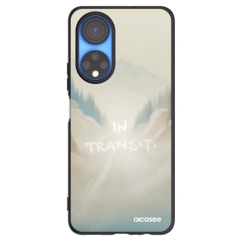 Picasee Μαύρη θήκη σιλικόνης για Honor X7 - IN TRANSIT