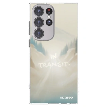 Picasee διαφανής θήκη σιλικόνης Samsung Galaxy S23 Ultra 5G - IN TRANSIT