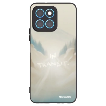 Picasee Μαύρη θήκη σιλικόνης για Honor X8 5G - IN TRANSIT