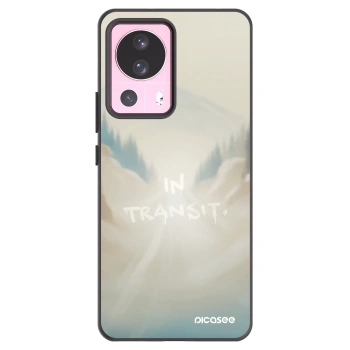 Picasee Μαύρη θήκη σιλικόνης για Xiaomi 13 Lite - IN TRANSIT