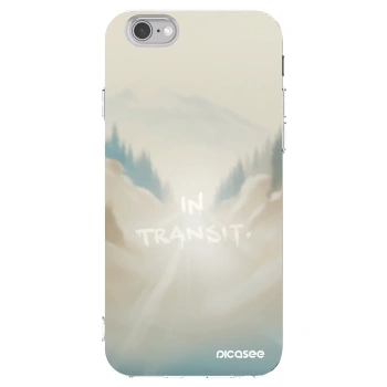 Picasee διαφανής θήκη σιλικόνης Apple iPhone 6/6S - IN TRANSIT