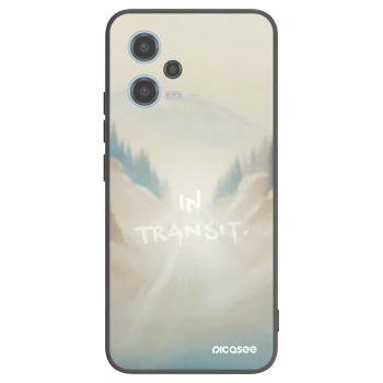 Picasee Μαύρη θήκη σιλικόνης για Xiaomi Redmi Note 12 5G - IN TRANSIT