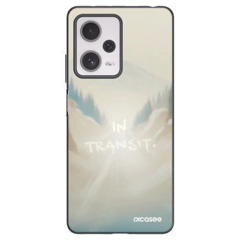 Picasee Μαύρη θήκη σιλικόνης για Xiaomi Redmi Note 12 Pro+ 5G - IN TRANSIT