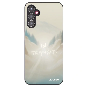 Picasee Μαύρη θήκη σιλικόνης για Samsung Galaxy A14 4G A145R - IN TRANSIT