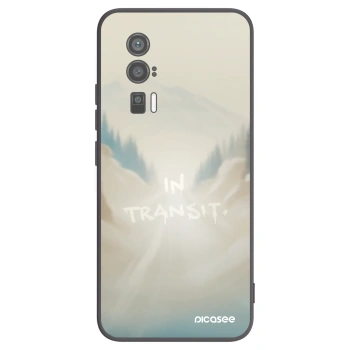 Picasee Μαύρη θήκη σιλικόνης για Xiaomi Poco F5 Pro 5G - IN TRANSIT