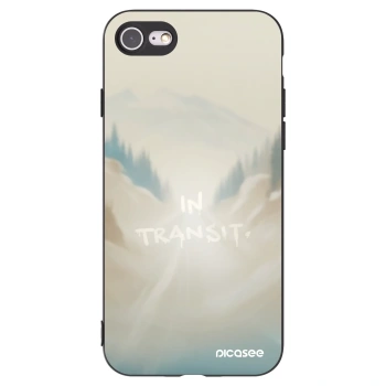 Picasee Μαύρη θήκη σιλικόνης για Apple iPhone 7 - IN TRANSIT