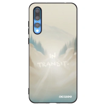 Picasee Μαύρη θήκη σιλικόνης για Huawei P20 Pro - IN TRANSIT