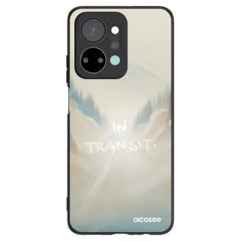 Picasee Μαύρη θήκη σιλικόνης για Honor X7a - IN TRANSIT