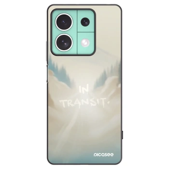 Picasee Μαύρη θήκη σιλικόνης για Xiaomi Redmi Note 13 5G - IN TRANSIT