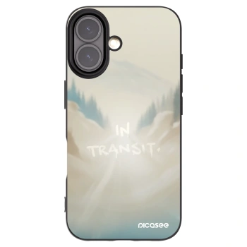 Picasee Μαύρη θήκη σιλικόνης για Apple iPhone 16 - IN TRANSIT