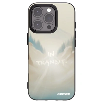Picasee Μαύρη θήκη σιλικόνης για Apple iPhone 16 Pro - IN TRANSIT