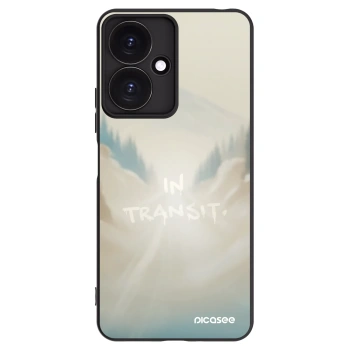 Picasee Μαύρη θήκη σιλικόνης για Xiaomi Redmi 13C 5G - IN TRANSIT