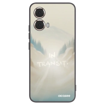 Picasee Μαύρη θήκη σιλικόνης για Motorola Moto G85 - IN TRANSIT