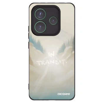 Picasee Μαύρη θήκη σιλικόνης για Xiaomi Redmi Note 14 5G - IN TRANSIT