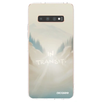 Picasee διαφανής θήκη σιλικόνης Samsung Galaxy S10 Plus G975 - IN TRANSIT
