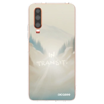 Picasee διαφανής θήκη σιλικόνης Huawei P30 - IN TRANSIT