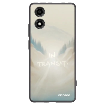 Picasee Μαύρη θήκη σιλικόνης για Motorola Moto E14 - IN TRANSIT