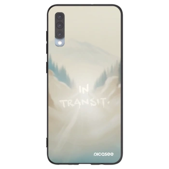 Picasee Μαύρη θήκη σιλικόνης για Samsung Galaxy A70 A705F - IN TRANSIT
