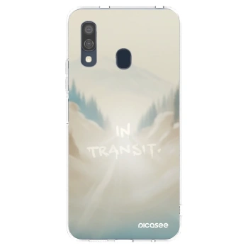 Picasee διαφανής θήκη σιλικόνης Samsung Galaxy A40 A405F - IN TRANSIT