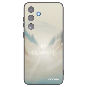 Picasee Μαύρη θήκη σιλικόνης για Samsung Galaxy S25 FE 5G - IN TRANSIT