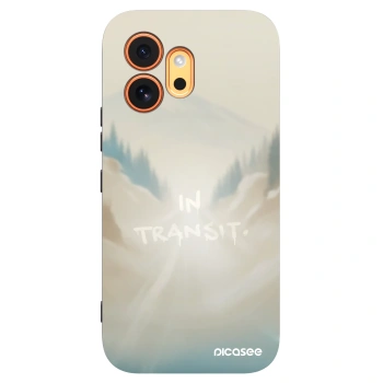 Picasee Μαύρη θήκη σιλικόνης για Honor 600 - IN TRANSIT
