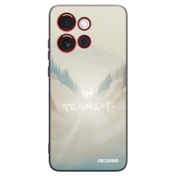 Picasee Μαύρη θήκη σιλικόνης για Motorola Edge 60 Neo 5G - IN TRANSIT