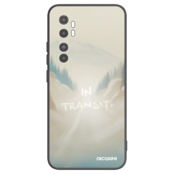 Picasee Μαύρη θήκη σιλικόνης για Xiaomi Mi Note 10 Lite - IN TRANSIT