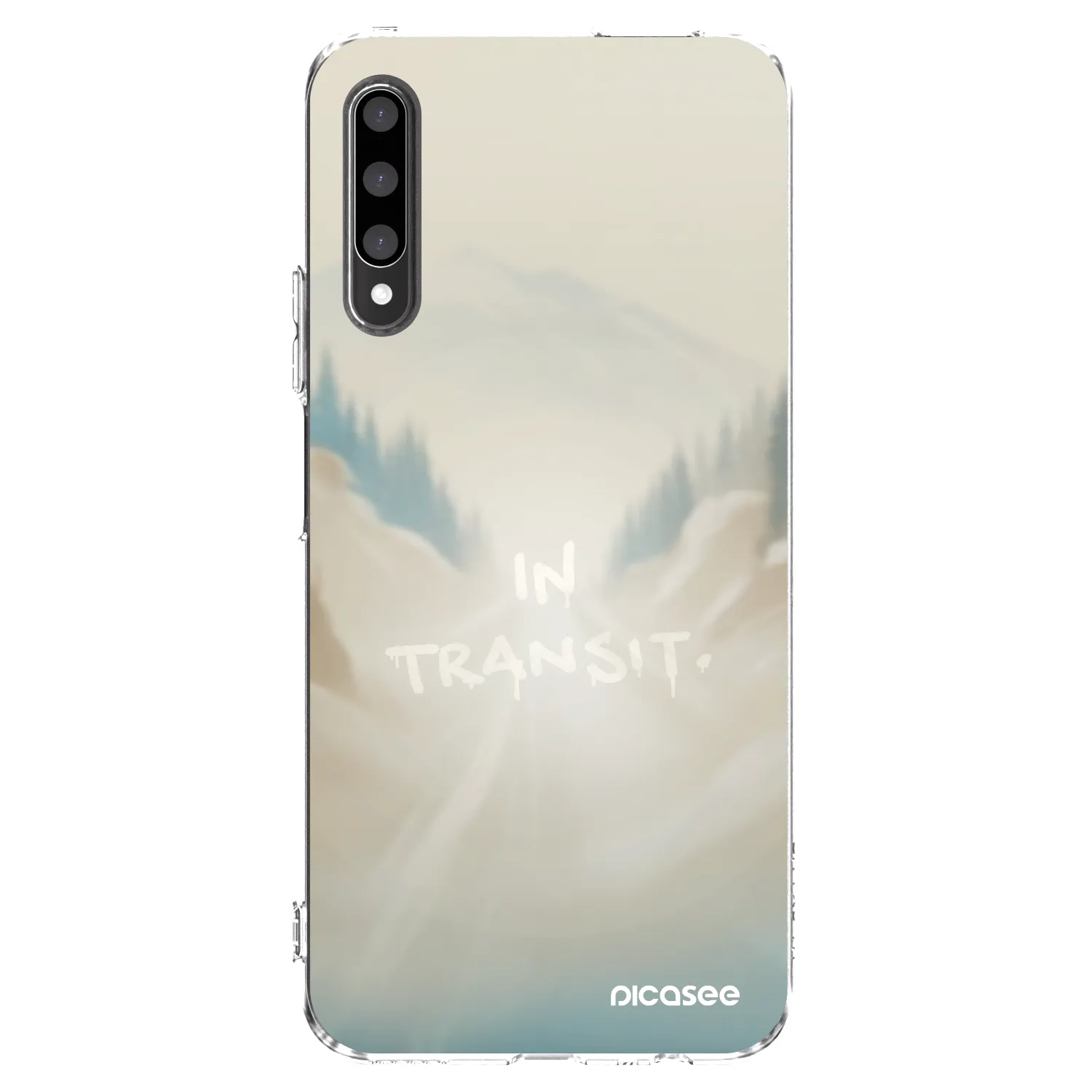 Picasee διαφανής θήκη σιλικόνης Honor 9X Pro - IN TRANSIT