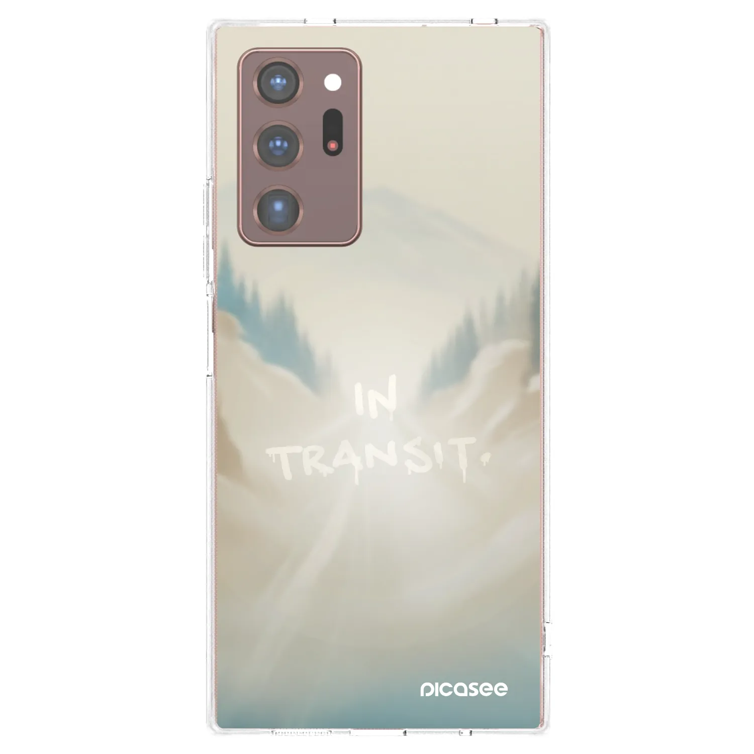 Picasee διαφανής θήκη σιλικόνης Samsung Galaxy Note 20 Ultra - IN TRANSIT