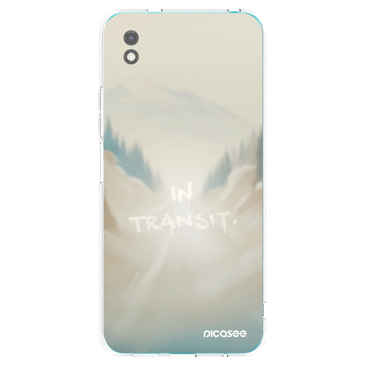 Picasee Μαύρη θήκη σιλικόνης για Xiaomi Redmi 9A - IN TRANSIT